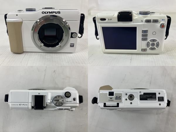 OLYMPUS PEN E-PL1s M.ZUIKO DIGITAL 14-42mm 3.5-5.6 40-150mm 4-5.6 オリンパス ミラーレス一眼 中古 N8538446_画像4