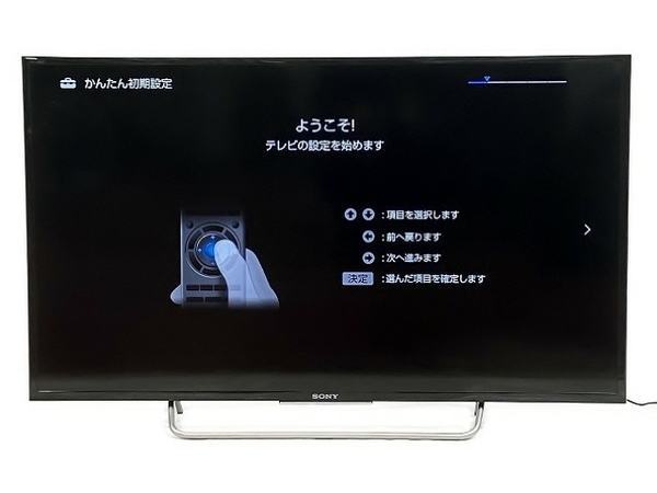 【引取限定】 SONY BRAVIA KJ-40W730C フルハイビジョン 液晶テレビ 40型 2017年製 中古 訳有 直 T8387665_画像1