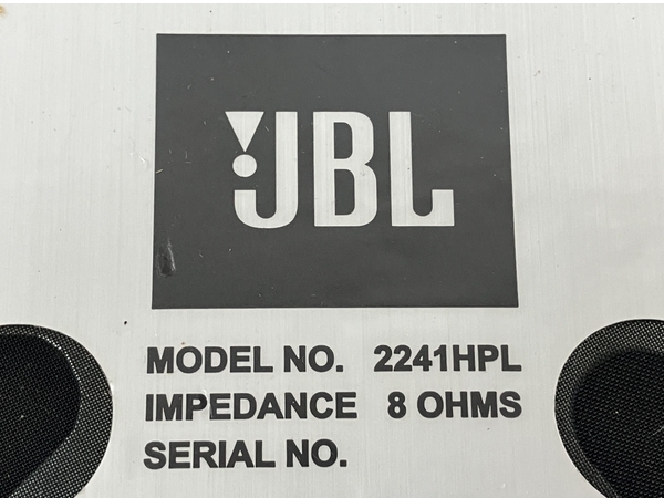 JBL 2241HPL スピーカー ウーファーユニットセット 中古 M8524764_画像9