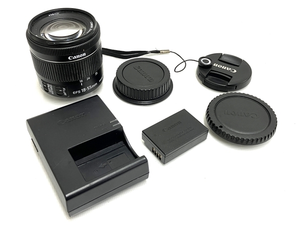 Canon EOS kiss x9i デジタル一眼レフカメラ ボディ レンズ EF-S 18-55mm F4-5.6 IS STM ジャンク T8534974_画像2