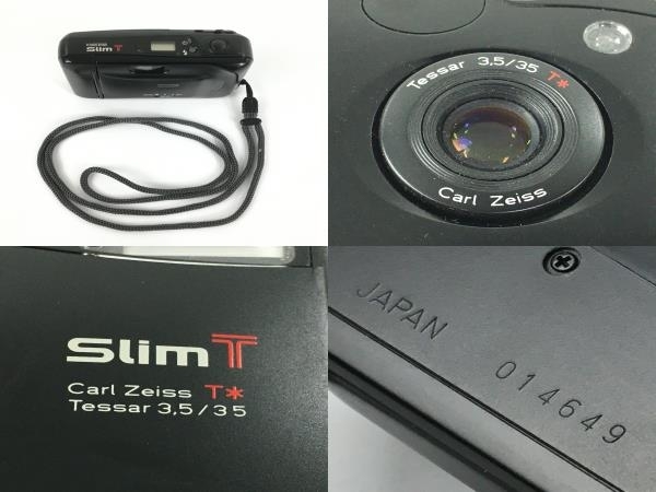 KYOCERA SlimT Carl Zeiss T＊ Tesser3.5/35 フィルムカメラ 中古 Y8544701_画像3