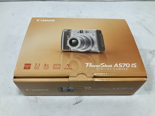 CANON キャノン POWER SHOT A570 IS AiAF PC1225 パワーショット コンパクト デジタル カメラ コンデジ 中古 H8524445_画像3