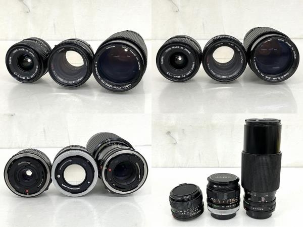 Canon キヤノン F-1 フィルム一眼レフカメラ レンズ3本セット ジャンク T8443906_画像10