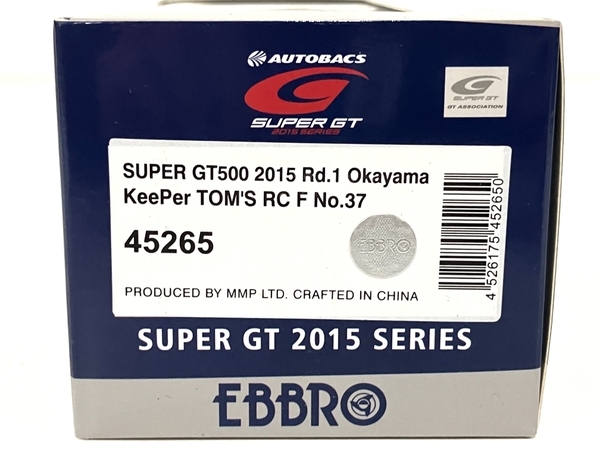EBBRO エブロ 1/43 45265 LEXUS レクサス キーパー トムス RC F スーパー GT500 岡山 2015 #37 中古 B8545885_画像9