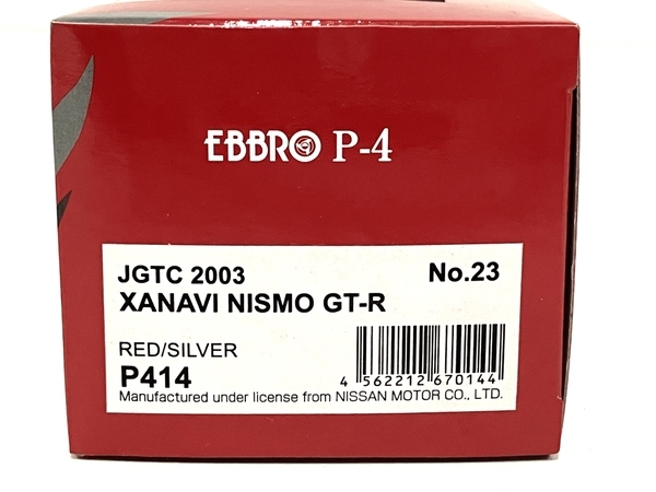 EBBRO エブロ 1/43 P414 NISSAN 日産 ザナヴィ ニスモ GT-R JGTC 2003 #23 中古 B8545919_画像8