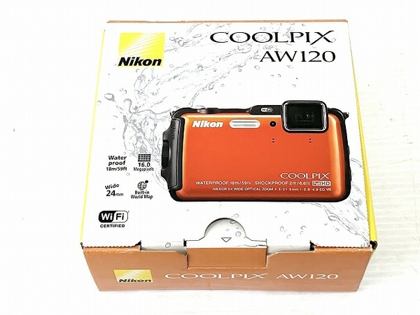 Nikon ニコン COOLPIX AW120 デジカメ コンパクトデジタルカメラ 中古 美品 O8528048_画像2