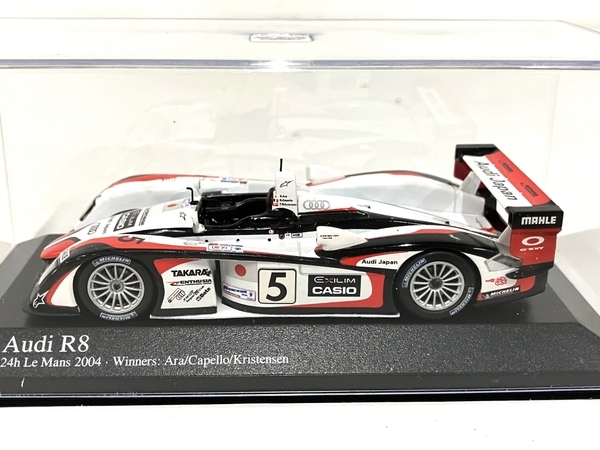 ミニチャンプス PMA 1/43 400 041305 Audi アウディ R8 24h ルマン 2004 中古 B8546008_画像1