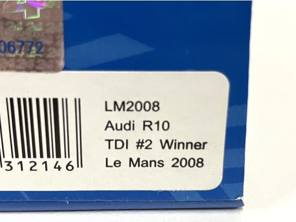 ixo イクソ 1/43 LM2008 Audi R10 TDI No2 Winner 2008 中古 B8546034_画像3