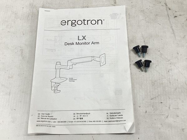 ergotron LX Desk Monitor Arm デスク モニター アーム エルゴトロン PC周辺機器 中古 W8537765_画像2