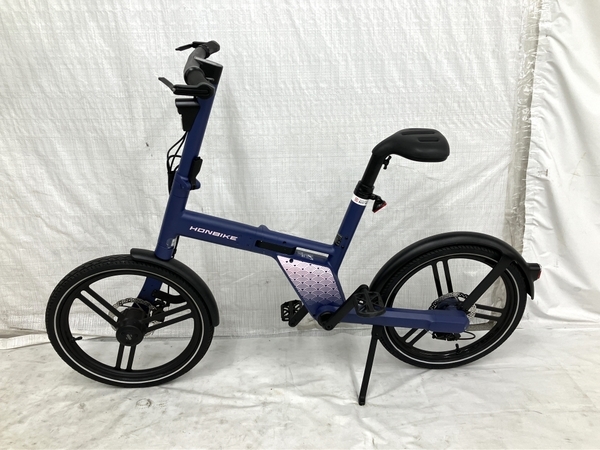 HONBIKE ホンバイク TOGO01 電動アシスト自転車 折り畳み式 チェーンレス 20インチ 日本限定カラー ブルー 中古 楽 Y8522063_画像9