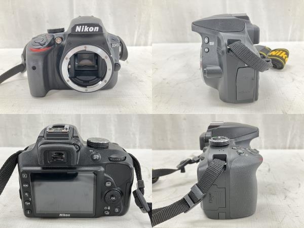 Nikon D3400 ダブルズームキット 18-55mm 70-300mm VR デジタル 一眼カメラ 撮影 ニコン 中古 W8508690_画像6