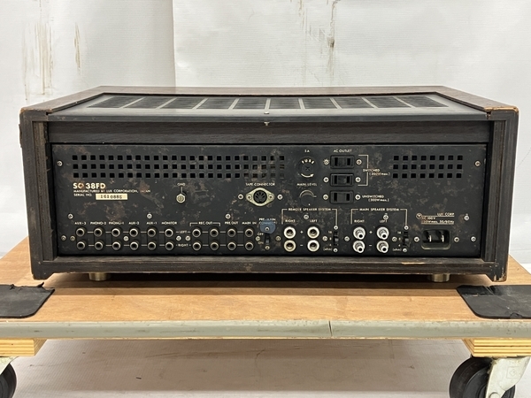 Luxman SQ38FD 管球式プリメインアンプ オーディオ機器 音響機材 ラックスマン ジャンク C8434175_画像3