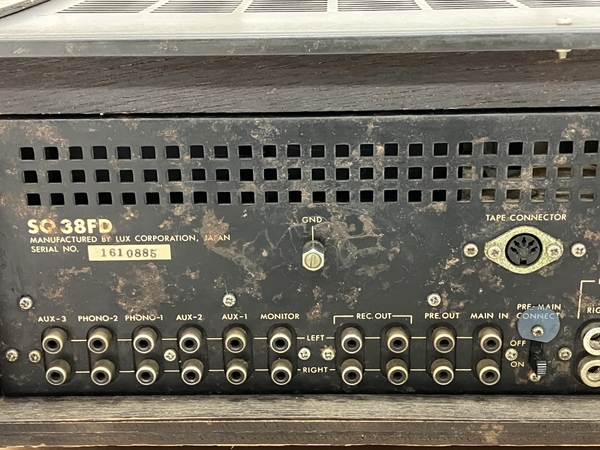 Luxman SQ38FD 管球式プリメインアンプ オーディオ機器 音響機材 ラックスマン ジャンク C8434175_画像7