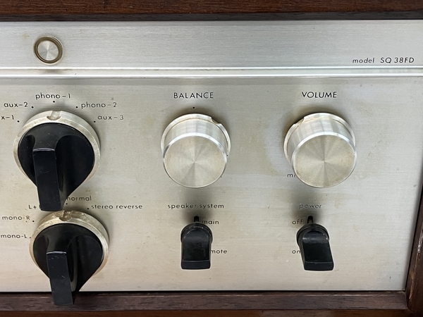 Luxman SQ38FD 管球式プリメインアンプ オーディオ機器 音響機材 ラックスマン ジャンク C8434175_画像6