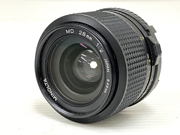 MINOLTA MD 28mm F2 カメラレンズ ミノルタ 中古 O8539873_画像1