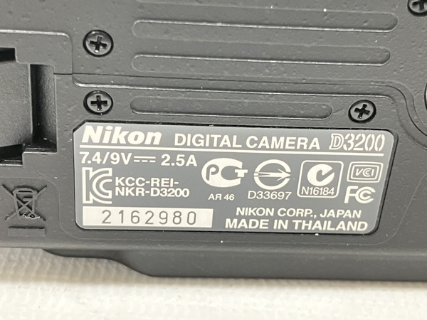 Nikon ニコン D3200 ダブルズームキット NIKKOR 55-200mm 1:4-5.6 ED 18-55mm 1:3.5-5.6 デジタル一眼レフ カメラ 中古 H8529496_画像10