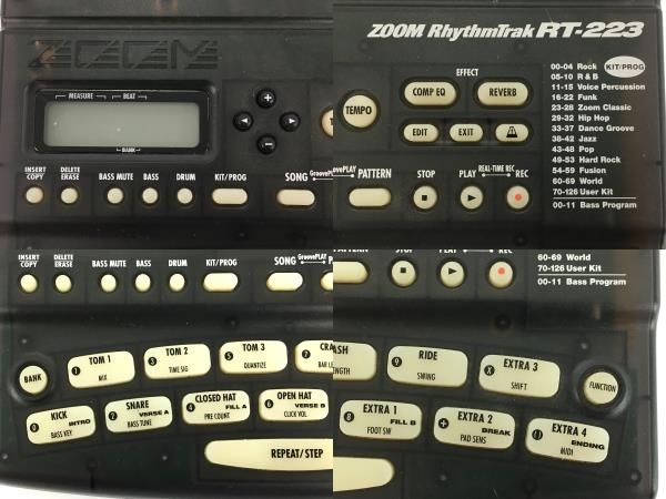 ZOOM RT-223 リズムマシン 音響機材 ジャンク Y8545231_画像6