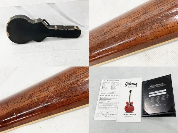 Gibson Memphis 1963 ES-335TD BV VN Vintage Natural エレキギター 弦楽器 ギブソン メンフィス ハードケース付き 中古 W8517976_画像9