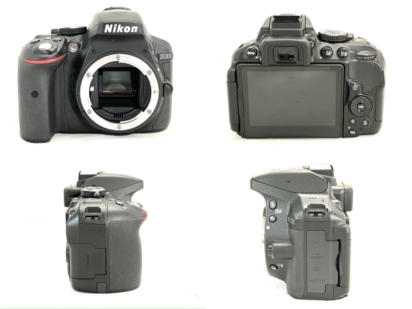 NIKON D5300 / AF-S DX NIKKOR 18-55mm 3.5-5.6G VR II / 55-200mm 4-5.6G ED 一眼レフ カメラ レンズセット ニコン 中古 W8540533_画像10