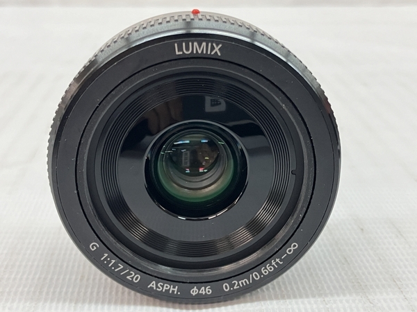Panasonic LUMIX H-H020A 単焦点レンズ G 20mm/F1.7 II ASPH. パナソニック ルミックス デジタル一眼カメラ用交換レンズ 中古 C8553289_画像3