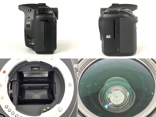 PENTAX K10D ボディ Smc Pentax-DA L 18-50mm F4-5.6 DC WR RE White レンズ付き カメラ 中古 訳有 Y8502210_画像8