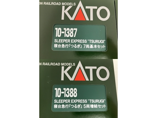 KATO 10-1387 10-1388 基本+増結セット 寝台急行「つるぎ」 北陸本線 ライトOK Nゲージ 鉄道模型 中古 良好 O8557190_画像4