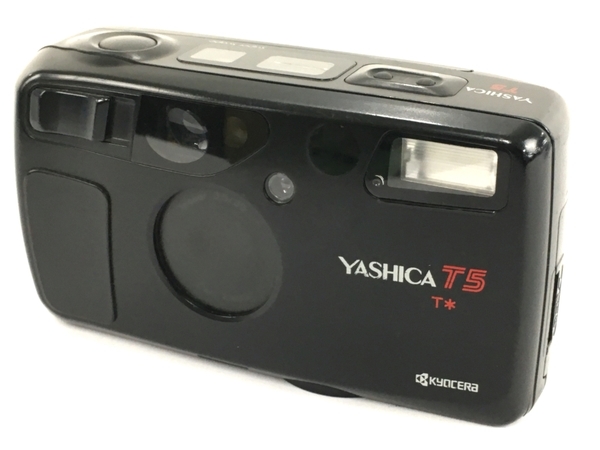 KYOCERA YASHICA T5 , Carl Zeiss T＊ Tessar 3.5/35 コンパクトカメラ 海外仕様 中古 Y8560867_画像1