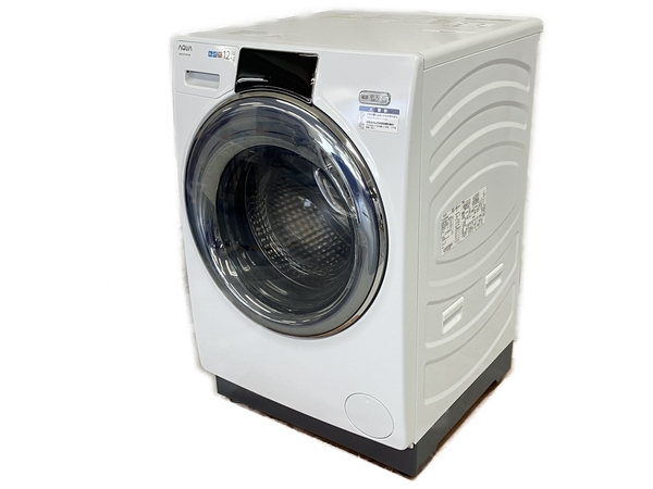 AQUA AQW-DX12N ドラム式 洗濯乾燥機 まっ直ぐドラム 左開き 2023年製 家電 アクア 中古 楽 W8506592_画像1