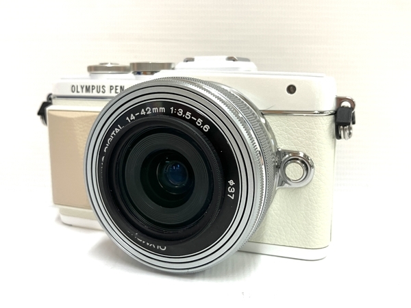 OLYMPUS PEN Lite E-PL7 14-42mm F3.5-5.6 1本のみ 中古 T8541582_画像1