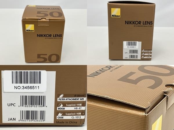 Nikon AF-S NIKKOR 50mm F/1.8G 単焦点 レンズ Fマウント カメラ 写真 撮影 趣味 ニコン 中古 Z8566982_画像9