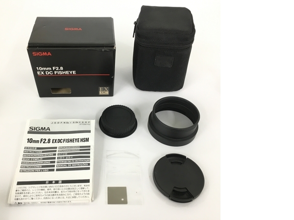 SIGMA シグマ 10mm F2.8 EX DC FISHEYE HSM 一眼レフ カメラ レンズ canon キャノン 中古 Y8566190_画像2