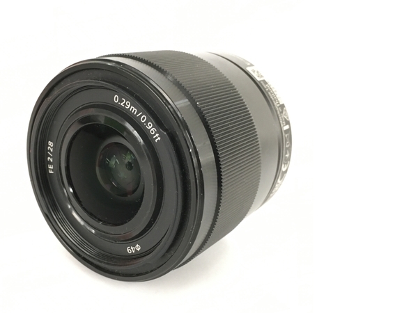 SONY SEL28F20 FE 28mm F2 単焦点 レンズ ジャンク Y8566189_画像1