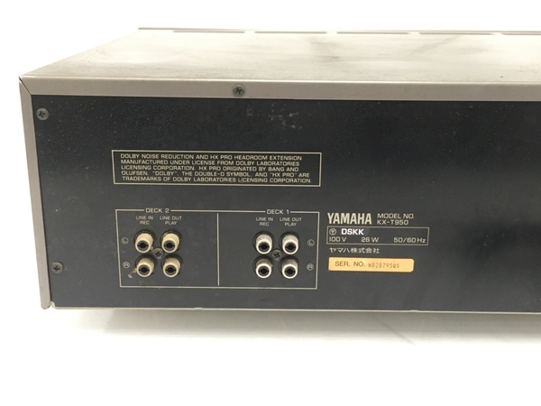 YAMAHA KX-T950 ダブル カセットデッキ 音響機材 ジャンク T8526063_画像6