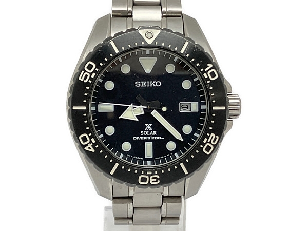 SEIKO セイコー プロスペックス ダイバー 200m V157-0BN0 メンズ ソーラー 腕時計 中古 Y8518068_画像2