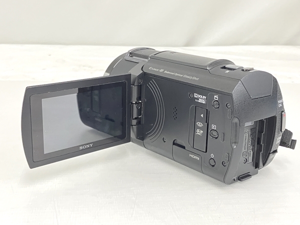 SONY ソニー FDR-AX45 ビデオカメラ ハンディカム 4K カメラ ブロンズブラウン バッテリー無し 中古T8509491_画像4