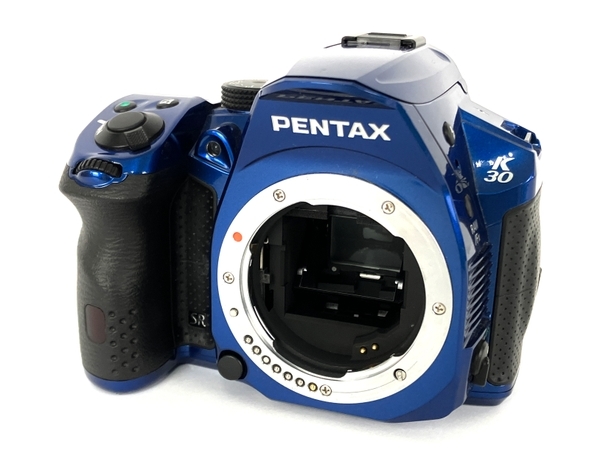 PENTAX ペンタックス K-30 カメラ ボディ ブルー デジタル 一眼レフカメラ ジャンク Y8511468_画像1