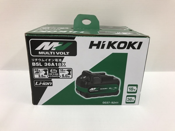 HiKOKI BSL 36A18X リチウムイオン 電池 バッテリー 未使用未開封 T8565730_画像1