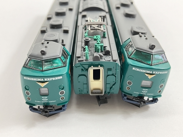 マイクロエース A-1088 485系 特急 きりしま グリーン塗装 3両セット 鉄道模型 Nゲージ 中古 W8574945_画像4