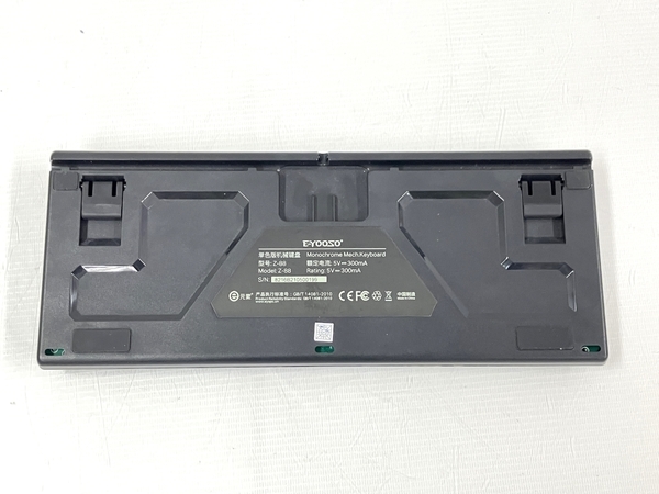 E-YOOSO Z-88 Mechanical Keyboard BLUE ゲーミングキーボード USB メカニカルキーボード PC周辺機器 中古 T8529146_画像8