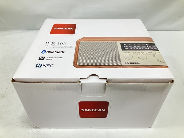 SANGEAN WR-302 FM/AMラジオ Bluetooth スピーカー 箱付き ウッドキャビネット製 サンジーン 音響機材 中古 美品 H8580541 SANGEAN WR-302 FM/AMラジオ Bluetooth スピーカー 箱付き ウッドキャビネット製 サンジーン 音響機材 中古 美品 H8580541