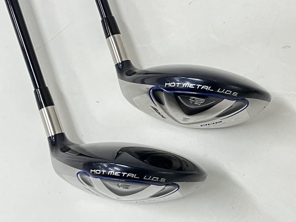 【1円】 MIZUNO JPX800 5W 18° 3W 15° フェアウェイウッド ゴルフクラブ2点 MF-100 中古 S8498390_画像4