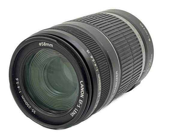 正規取扱 Canon EFS 55-250mm F/4-5.6 IS 望遠 ズーム レンズ キャノン