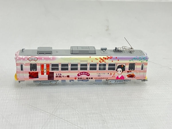 MODEMO 京福電鉄 モボ101形 夕子 M車 路面電車 Nゲージ 鉄道模型 中古 T8541417_画像2