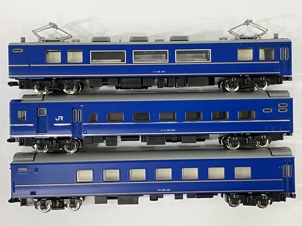KATO 10-033 24系 寝台特急客車 ラウンジカー 3両セット Nゲージ 鉄道模型 中古 美品 N8564021_画像6