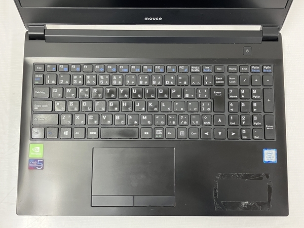 MouseComputer m-Book MB-K700 ノート PC Core i7 9750H 2.6GHz 16GB HDD 1TB SSD 256GB MX250 15.6型 FHD Win 11 Home 中古 T8487732の画像4