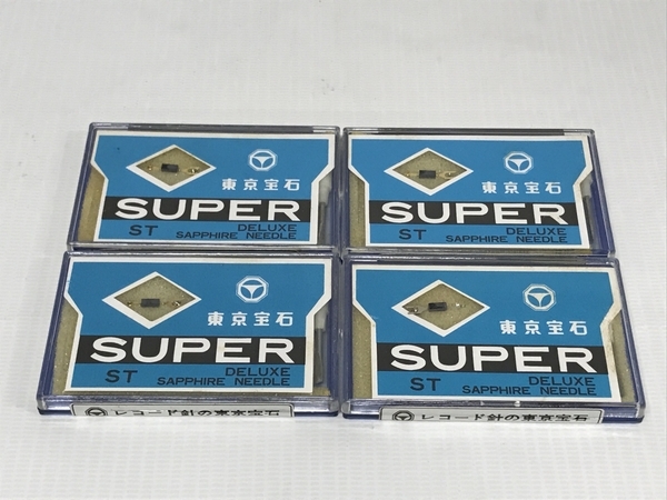 【1円】 東京宝石 SUPER ST DELUXE SAPPHIRE NEEDLE レコード 針 15個 交換針 長期 保管品 ジャンク F8526078_画像3