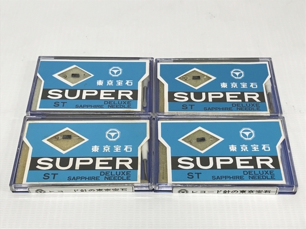 【1円】 東京宝石 SUPER ST DELUXE SAPPHIRE NEEDLE レコード 針 15個 交換針 長期 保管品 ジャンク F8526075_画像3