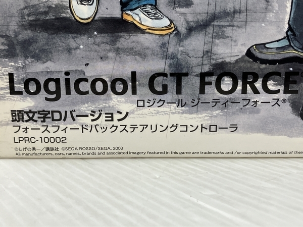 【1円】 ロジクール Logicool GT FORCE LPRC-10002 頭文字D プレステ2対応 イニシャルd ステアリング コントローラ 中古 O8523611_画像3