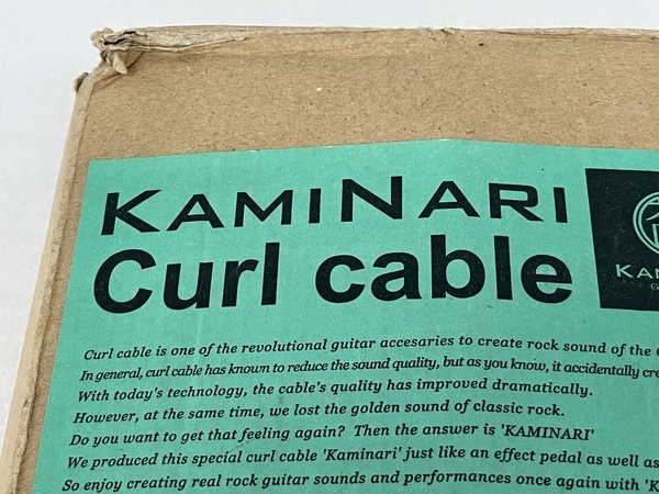 【1円】 KAMINARI Curl cable LIMITED EDITION シールドケーブル 5m カミナリ 中古 S8510627_画像9