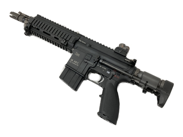 WE HK416C JP.ver リアル刻印 ブローバック ガスガン 中古 W8580198_画像1